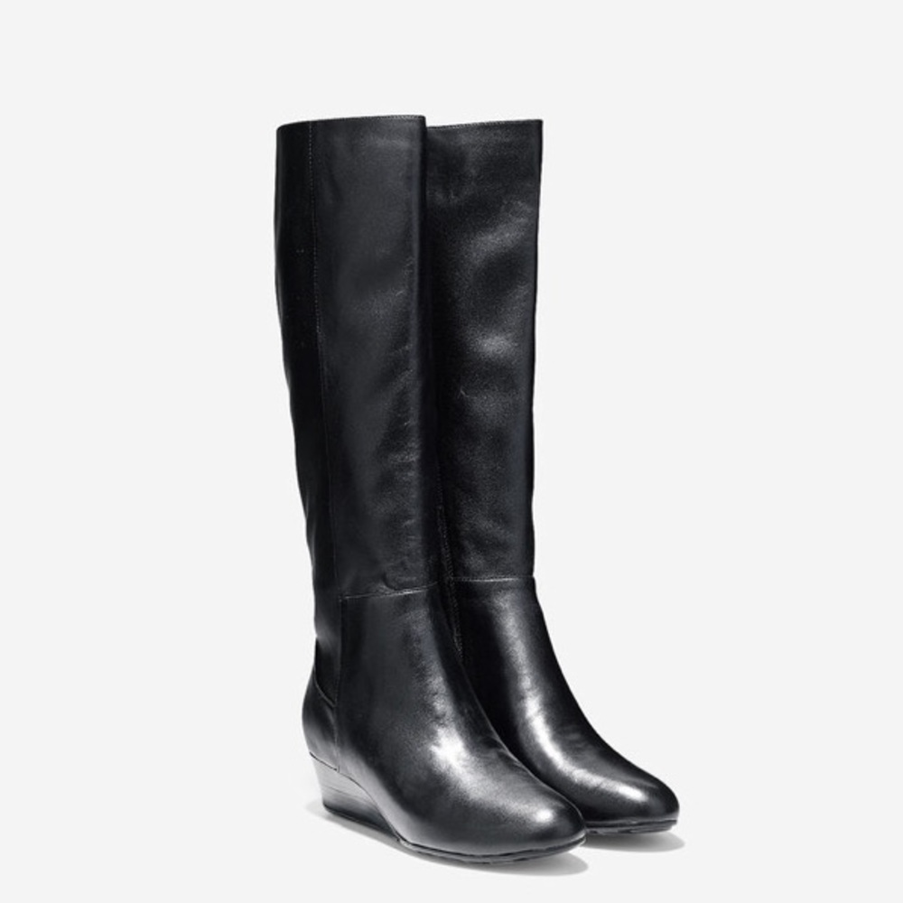 Cole Haan Tali Grand Wedge Boots - 9 EUC